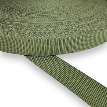 Strap Trimming Soft Synthetic Color Khaki Width 30 mm Thickness 1 mm