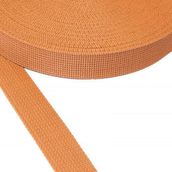 Stiff belt, narrow fabric, webbing tape in 30mm width and Tile Color
