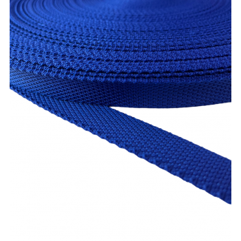 Synthetic narrow fabric, webbing tape , trimming in 20mm width and Royal Blue Color