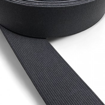 Flat Elastic Medium Intensity Synthetic Width 25 mm Color Khaki Thickness 2.0 mm