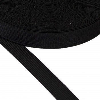 Elastic tape 20mm width in black color