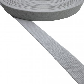 Flat Elastic Medium Intensity Synthetic Width 25 mm Color Khaki Thickness 2.0 mm