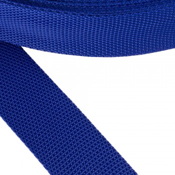 Synthetic  webbing tape, trimming in 30mm widht and Royal Blue Color