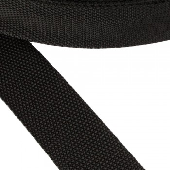 Strap Synthetic Soft in Black Color Width 40 mm Thickness 1 mm