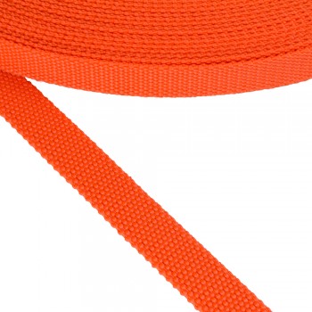 Strap Synthetic Hard Color Orange Width 20 mm Thickness 2.5 mm