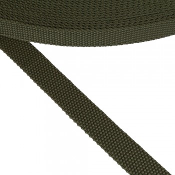 Strap Synthetic Hard Color Khaki Width 20 mm Thickness 2.5 mm