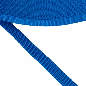 Synthetic narrow fabric,webbing tape,trimming in 15mm width and Royal Blue Color