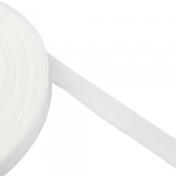 Trimming, webbing tape synthetic 22mm width in white color