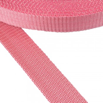 Synthetic  narrow fabric, webbing tape, webbing tape 40mm width and Pink Color