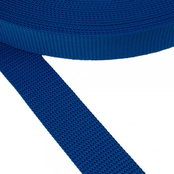 Synthetic belt, narrow fabric, webbing tape 40mm width and Electric Blue Color