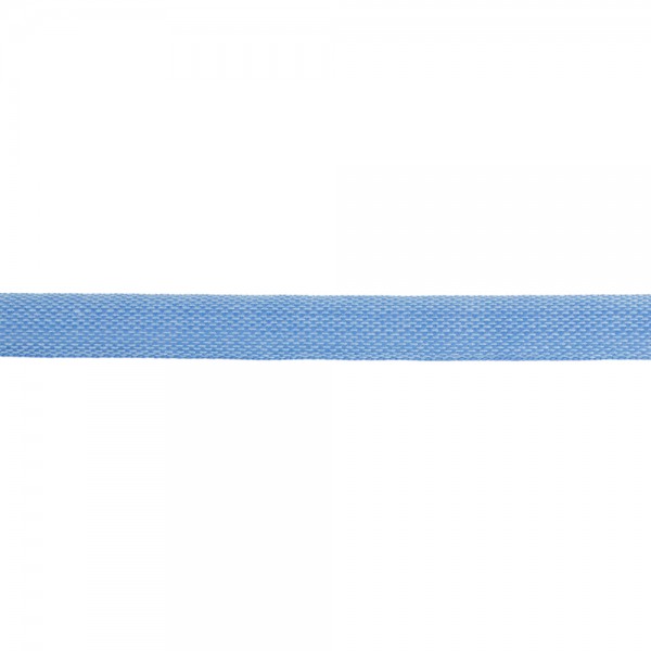 Trimming, webbing tape synthetic 15mm width in light blue color