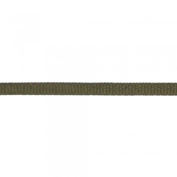  Trimming, webbing tape synthetic 7mm width in khaki color