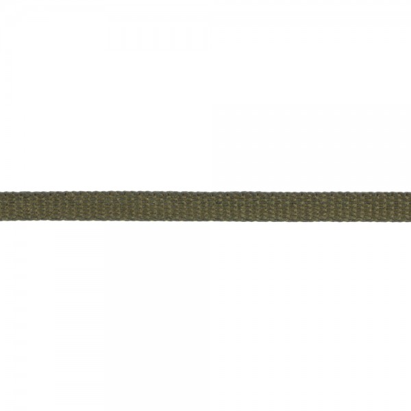  Trimming, webbing tape synthetic 7mm width in khaki color