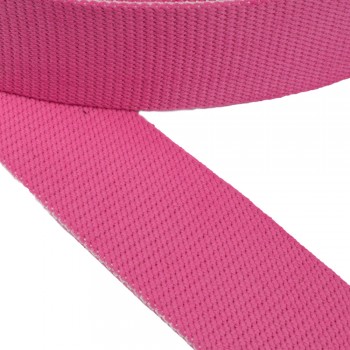 Cotton belt, narrow fabric, webbing tape in 57mm width and Pink Color 