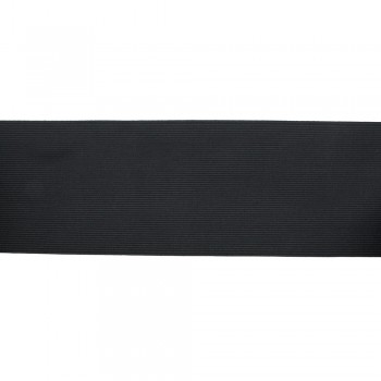 Elastic tape 100mm width in black color