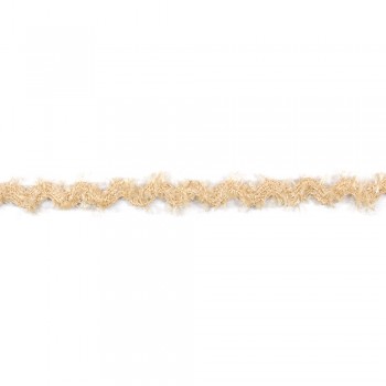Rick Rack chenille in Beige color