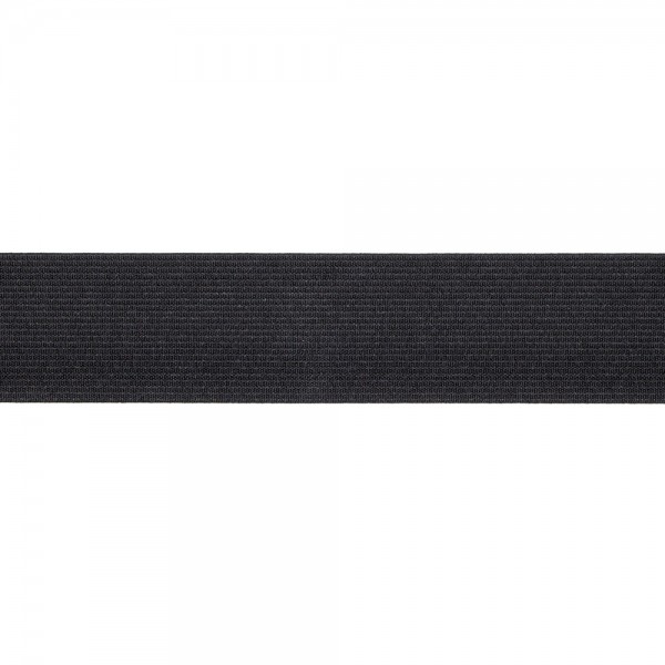 Elastic tape 40mm width in black color