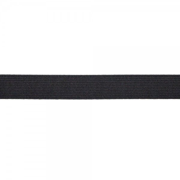 Elastic tape 25mm width in black color