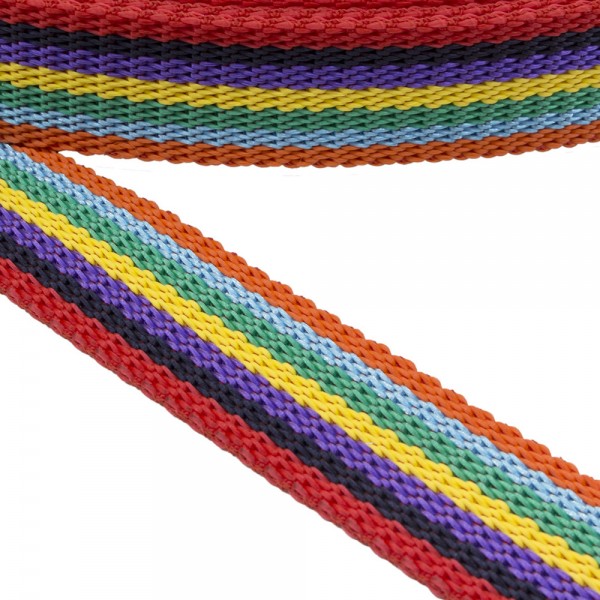 Synthetic belt,webbing tape, in 30mm width and Multicolor
